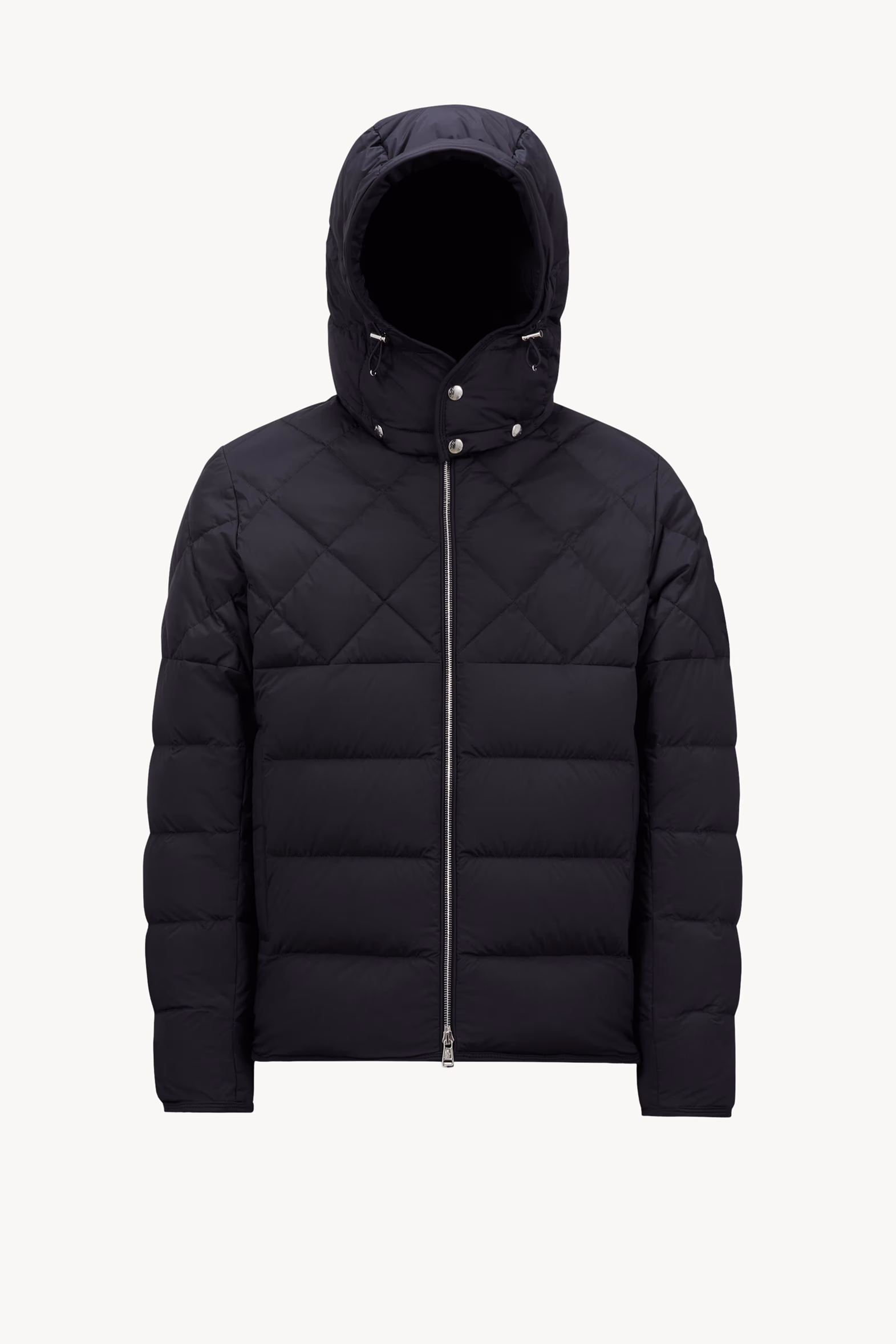 Cecaud Hooded Short Down Jacket Men Navy Blue Moncler 2